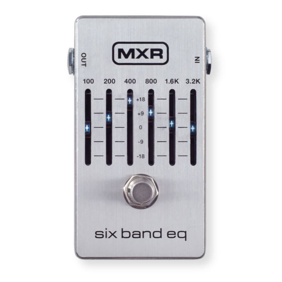 MXR M109S Six Band EQ Pedal - Silver Finish