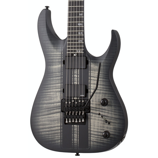 Schecter Banshee GT-6 FR Electric Guitar - Satin Charcoal Burst Finish