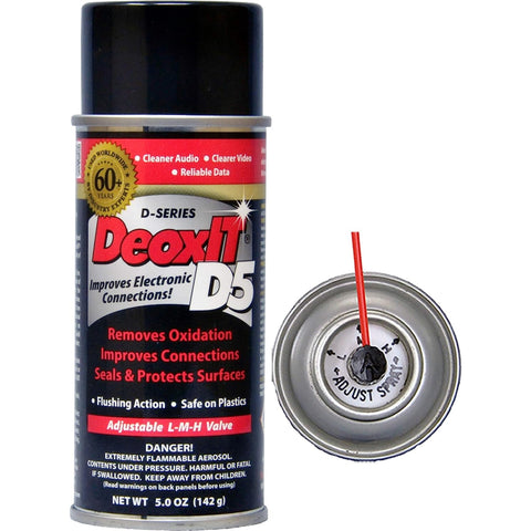 CAIG Laboratories - DeoxIT - D5S-6 Electronics Contact Cleaner - 5oz Aerosol Can