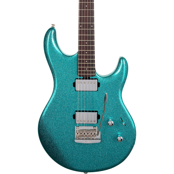 Ernie Ball Luke III - 6-String Electric Guitar - Ocean Sparkle Gloss Finish w/Hardshell EB Case