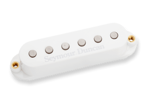 Seymour Duncan - STK-S4m Classic Stack Plus For Strat - Noiseless Single Coil Middle Pickup - White Finish (11203-11-Wc)