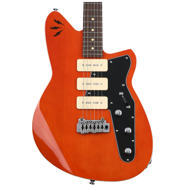 Reverend - Ron Asheton Jetstream 390 Signature - Electric Guitar - Rock Orange Gloss Finish