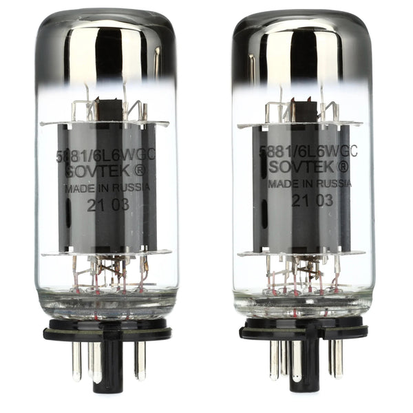 Ruby 5881R/6L6WGC Amplifier Power Amp Tubes - Matched Duet (Pair)