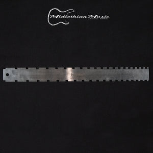 StewMac Long Guitar Scale Tool - Precision Notched Straightedge (Open Package)