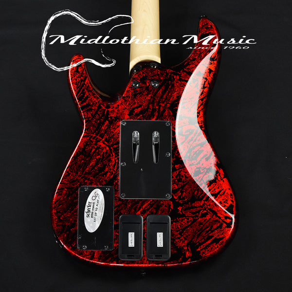 Schecter Sun Valley Super Shredder FR-S (Floyd Rose w/Sustaniac) - Red Reign Gloss Finish #IW21083709 Used/Like NEW