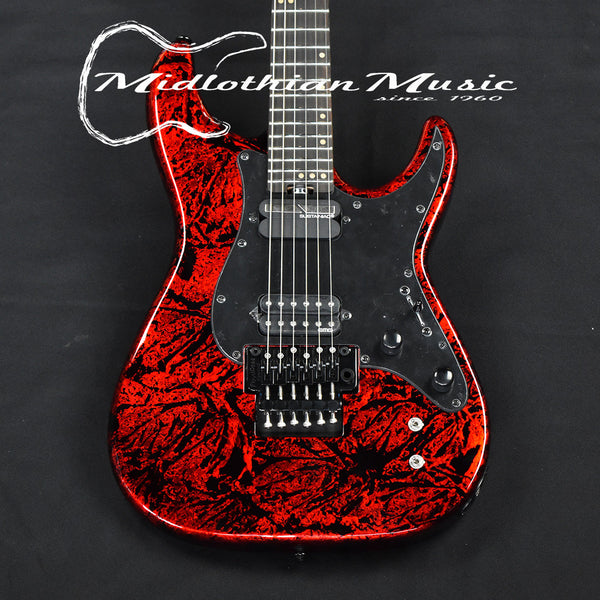 Schecter Sun Valley Super Shredder FR-S (Floyd Rose w/Sustaniac) - Red Reign Gloss Finish #IW21083709 Used/Like NEW