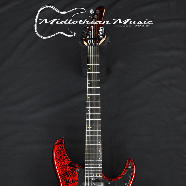 Schecter Sun Valley Super Shredder FR-S (Floyd Rose w/Sustaniac) - Red Reign Gloss Finish #IW21083709 Used/Like NEW