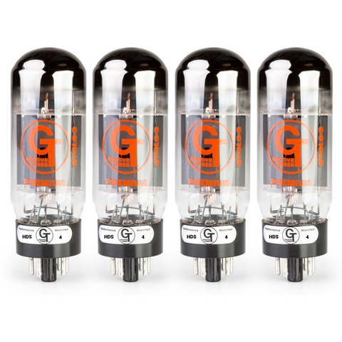 Groove Tubes - GT-6L6-RQ-M - Medium Quartet/Quad Amplifier Tubes - 4 Rating (113518)