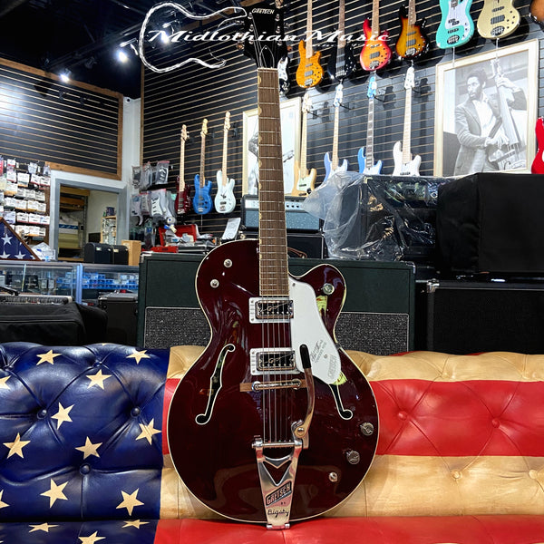 Gretsch G6119T-62 Vintage Select Edition - '62 Tennessee Rose - Hollow Body w/Bigsby & Case - Deep Cherry Stain Finish