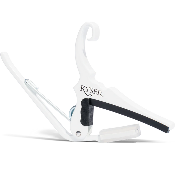 Kyser Quick-Change 6-String Acoustic Guitar Capo - White Finish