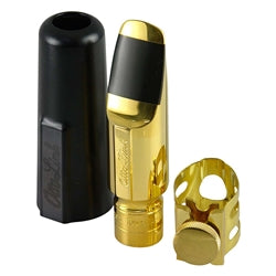 Otto Link - OLM-402-7 - Metal Alto Saxophone Mouthpiece - Gold/Black Finish - Size 7