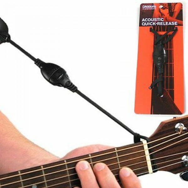 D'Addario DGS15 Acoustic Quick Release System - Black Finish