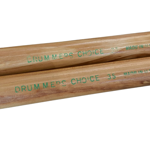 Drummers Choice 3S Drum Sticks w/Wood Tip (1 Pair)