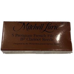 Rico - Mitchell Lurie - 5 Premium French File Cut Bb Clarinet Reeds - Size 3.5