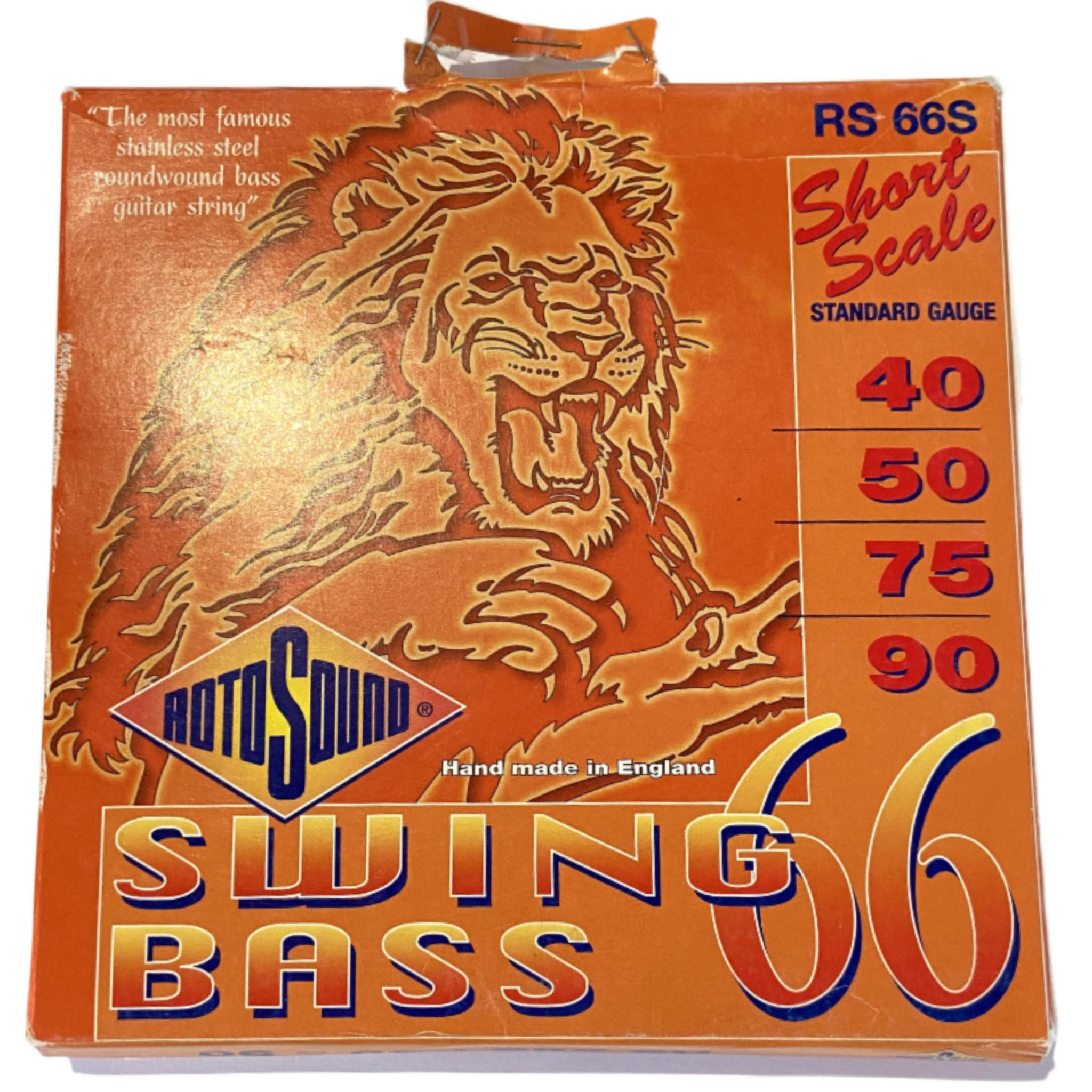 RotoSound RS 66S - Short Scale Standard Gauge 40-90 - 4-String Bass Set