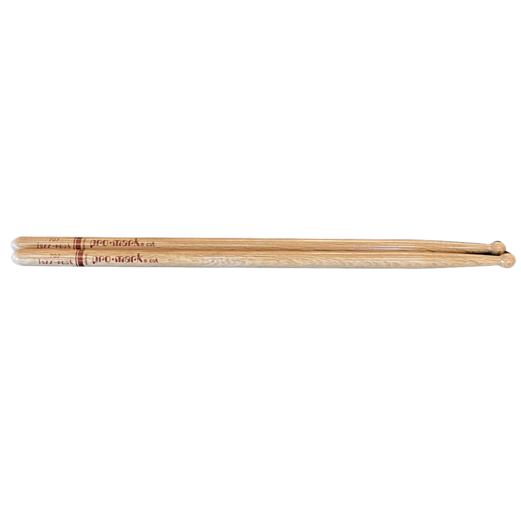 ProMark 707 Jazz-Rock Drum Sticks - Japan Oak - w/Wood Tip (1 Pair)