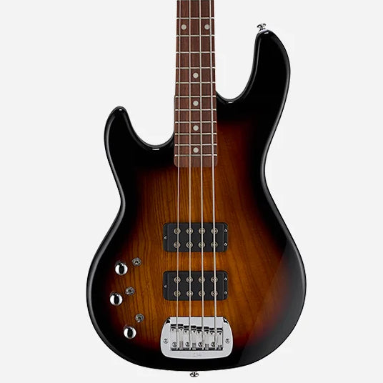 G&L Tribute L2000 - Left-Handed Electric Bass - 3-Tone Sunburst Finish (200604774) @7.4lbs