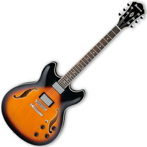 Ibanez AS73-BS - Semi Hollow Electric Guitar - Brown Sunburst Gloss Finish NEW! DISCOUNTED!