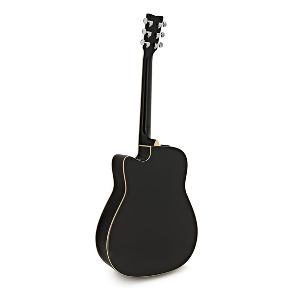 Yamaha FGX830C - Acoustic/Electric Dreadnought Cutaway Guitar - Black Gloss Finish