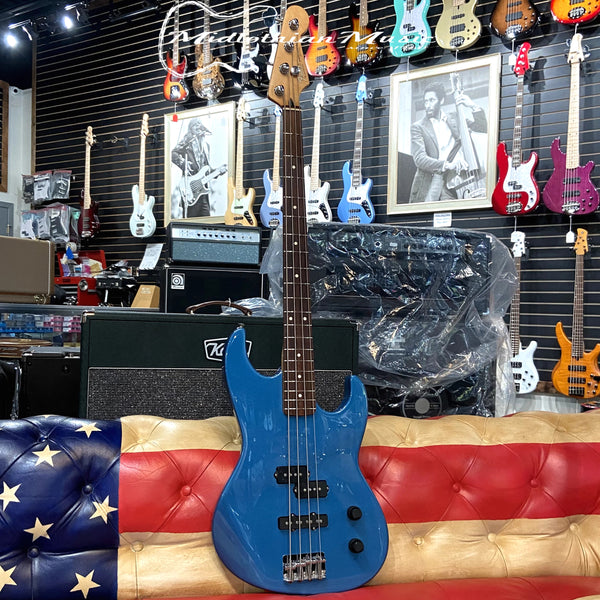 Fender USA Prodigy 4-String PJ Bass w/Stacked Controls - 1991 - Gloss Blue Finish USED