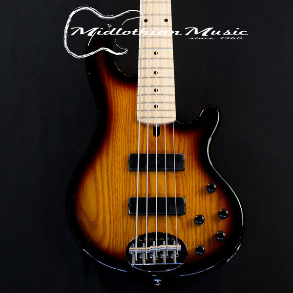 Lakland Skyline 55-01M - 5-String Bass Guitar - 3-Tone Sunburst Gloss Finish (220410437)