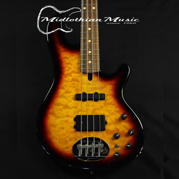 Lakland Skyline 44-02 Deluxe Bass Guitar - 3-Tone Sunburst Finish (121108669)