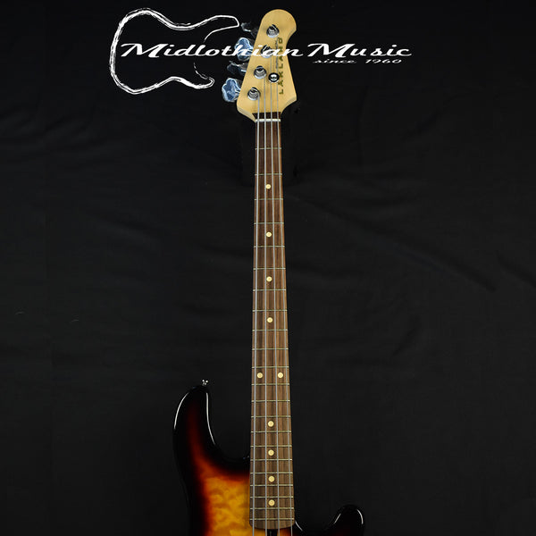 Lakland Skyline 44-02 Deluxe Bass Guitar - 3-Tone Sunburst Finish (121108669)