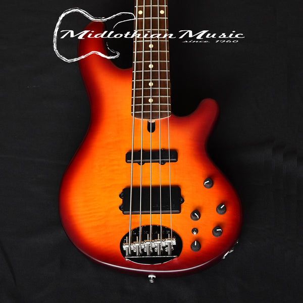 Lakland Skyline 55-02 Deluxe 5-String Bass - Satin Honey Burst Finish (180501191)