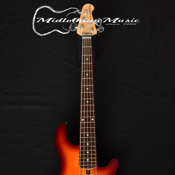 Lakland Skyline 55-02 Deluxe 5-String Bass - Satin Honey Burst Finish (180501191)