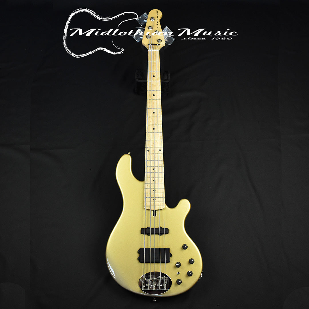 Lakland USA Series 55-94 Deluxe - Shoreline Gold Finish - 5-String Electric Bass (7742) @9.2lbs DISCOUNTED