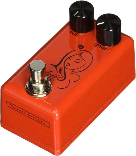 Red Witch - Seven Sisters - Scarlett Overdrive Effect Pedal - Red Finish