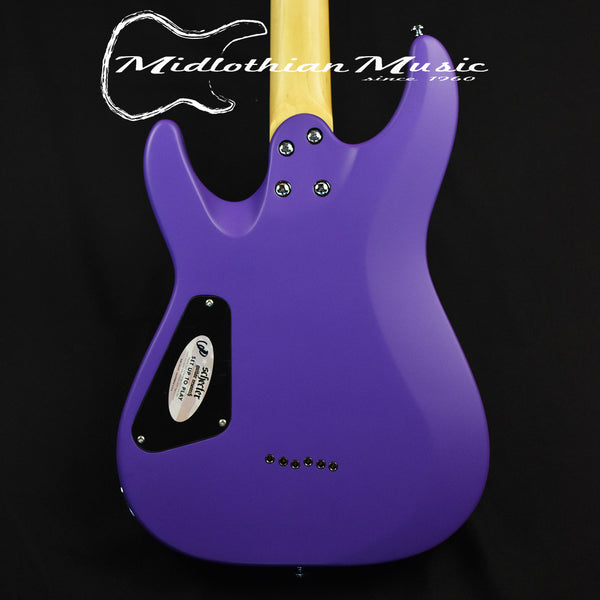 Schecter C-6 Deluxe Electric Guitar - Satin Purple Finish