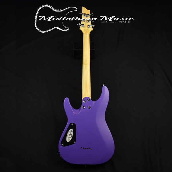 Schecter C-6 Deluxe Electric Guitar - Satin Purple Finish