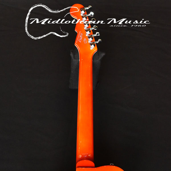 Reverend - Contender RB Electric Guitar - Rock Orange Gloss Finish