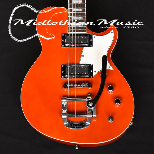 Reverend - Contender RB Electric Guitar - Rock Orange Gloss Finish