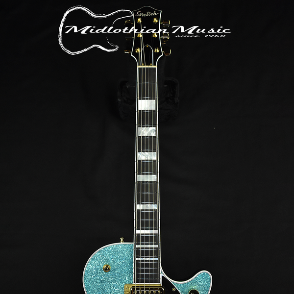 Gretsch G6229TG Limited Edition Players Edition Sparkle Jet BT w/Bigsby + Case - Ocean Turquoise Sparkle