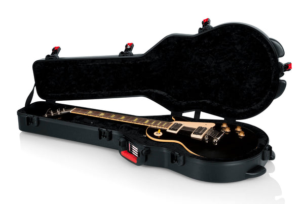 Gator - GTSA-GTRLPS - TSA ATA Molded Gibson Les Paul Guitar - Black/Red Finish Case