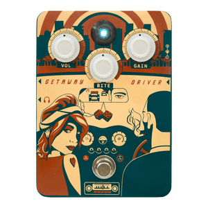 Orange Getaway Driver Overdrive Pedal