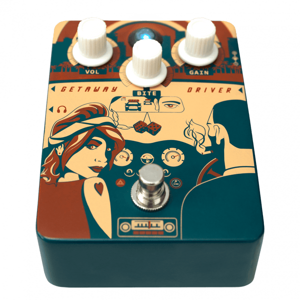 Orange Getaway Driver Overdrive Pedal