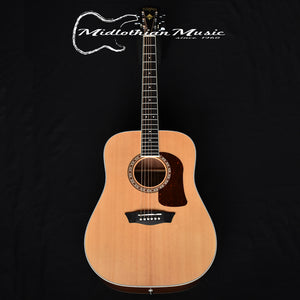 Washburn HD10S - Heritage Series - Dreadnought 6-String Acoustic Guitar - Natural Gloss Finish