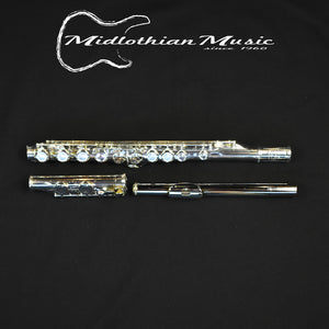 Jupiter JFL-507S Silver Plated Closed Hole Flute - New! w/Case (M77083)