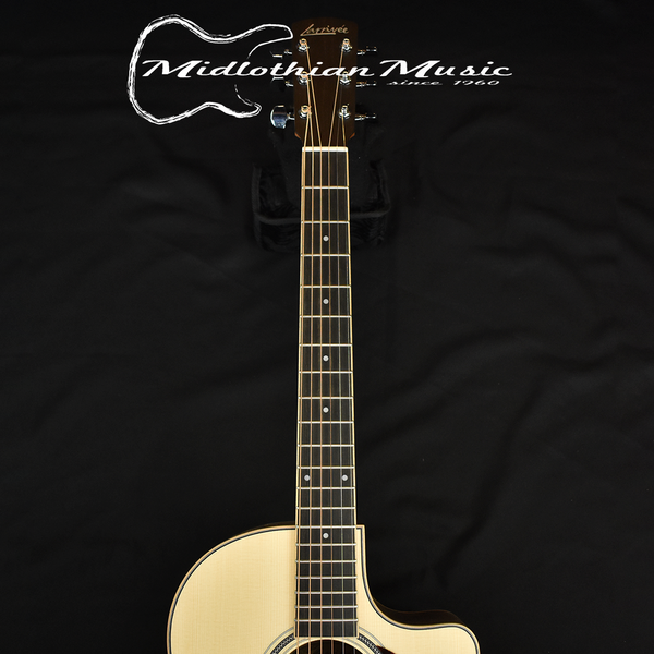 Larrivee - LV-03 Bhilwara/Moon Spruce Top - Acoustic/Electric Guitar w/Case & Element VTC Pickup (136330)