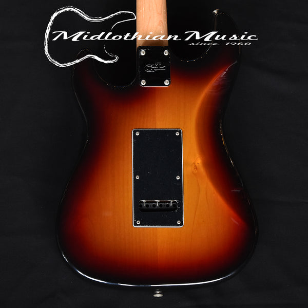 G&L Legacy USA Electric Guitar - 3-Tone Sunburst Gloss Finish w/Case