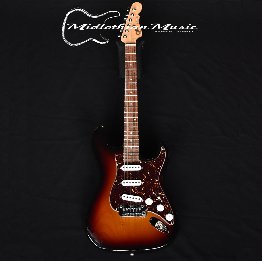 G&L Legacy USA Electric Guitar - 3-Tone Sunburst Gloss Finish w/Case