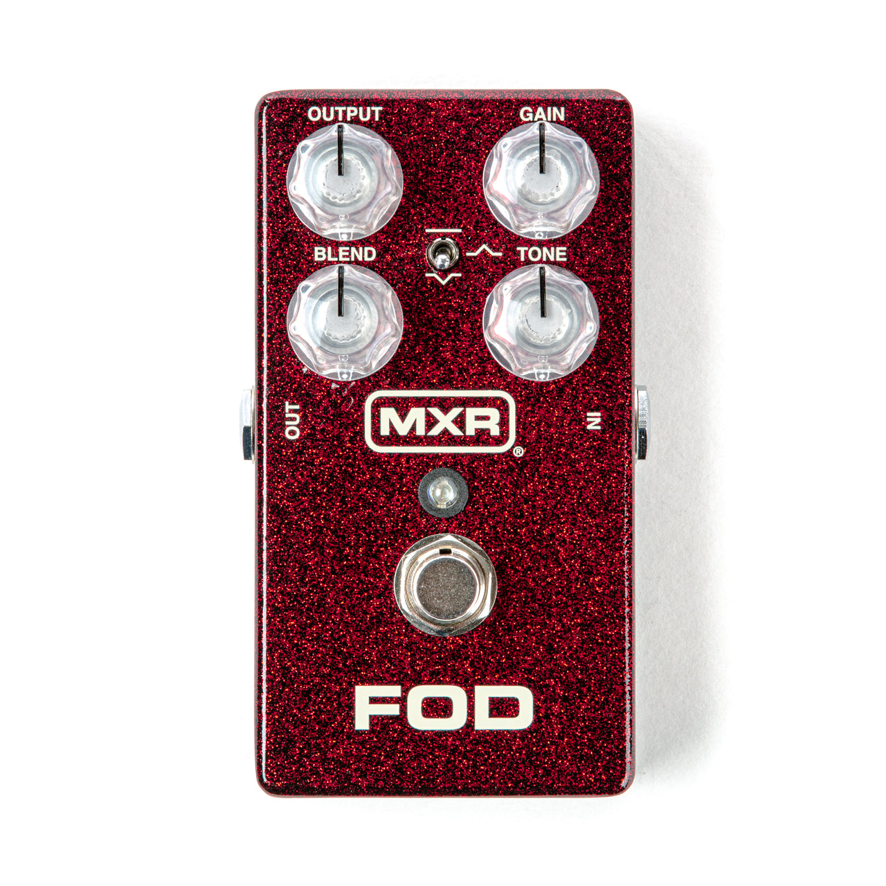 MXR M251 FOD Drive (Overdrive) Effect Pedal - Red Sparkle Finish