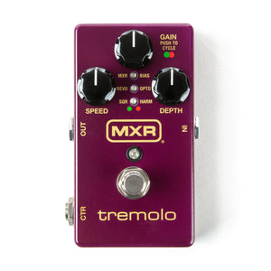 MXR M305 Tremolo Instrument Effects Pedal - Purple Finish