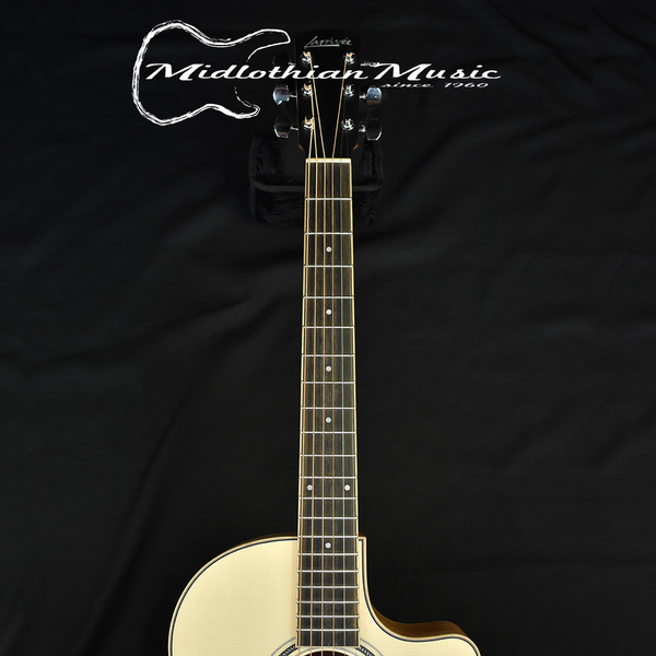 Larrivee - LV-03 Bhilwara/Moon Spruce Top - Acoustic/Electric Guitar w/Case & Element VTC Pickup (136871)