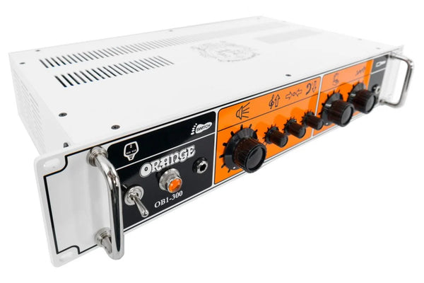 Orange OB1-300 - 300-Watt Single Channel Solid State Bass Head - White Finish (Open Box Model)