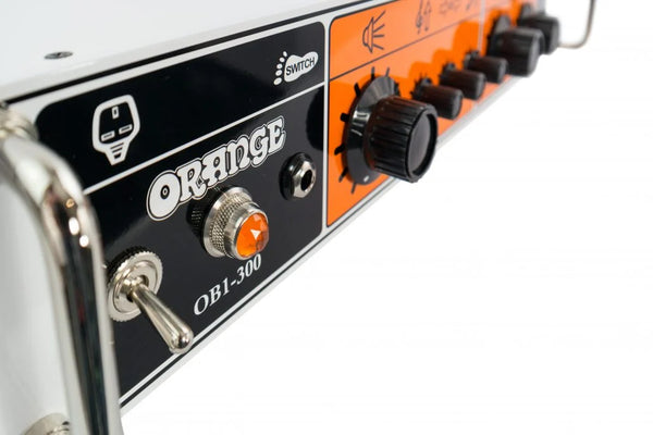 Orange OB1-300 - 300-Watt Single Channel Solid State Bass Head - White Finish (Open Box Model)