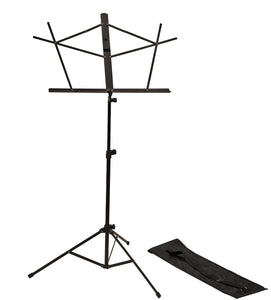 ROK-IT RI-MUSICSTD1 - Folding Music Stand w/Carry Bag